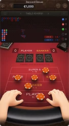 Baccarat Deluxe · Mekanisme Meja, Taruhan Sampingan, dan Sistem Riwayat Baccarat Deluxe